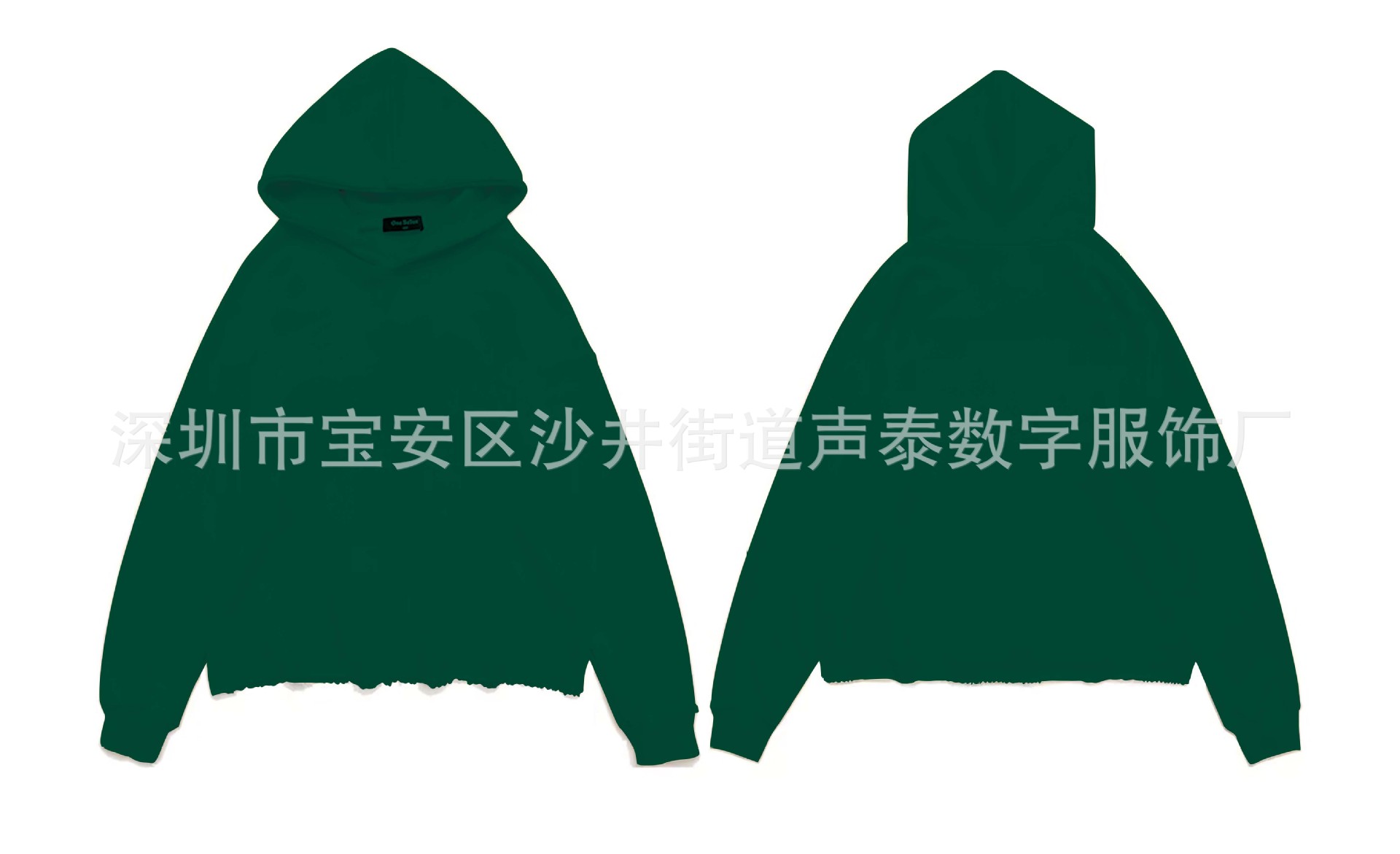 Sudadera con capucha para hombre de algodón puro de alta densidad, diseño personalizado con tu propia imagen, sudadera casual estilo BF de marca europea y americana sin dobladillo.