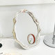 Electroplated cloud mirror desktop cream ins style student dormitory shaped dressing mirror photography props decoration