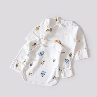 Детская одежда для новорожденных, детский осенний демисезонный топ, пижама, длинный рукав, 0-3 мес.