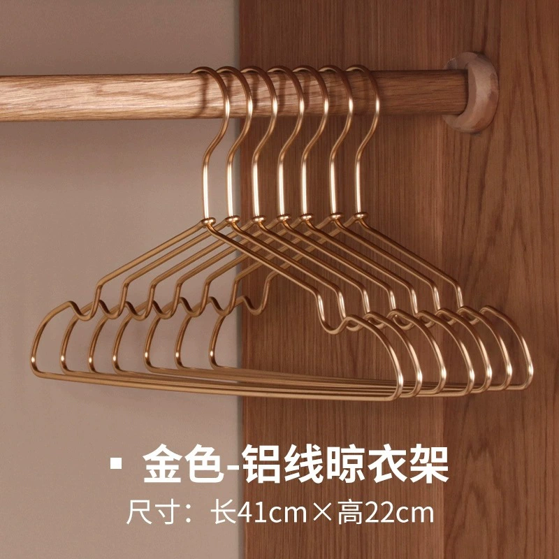 Space metal hanger, non-slip storage system, drying rack for home use