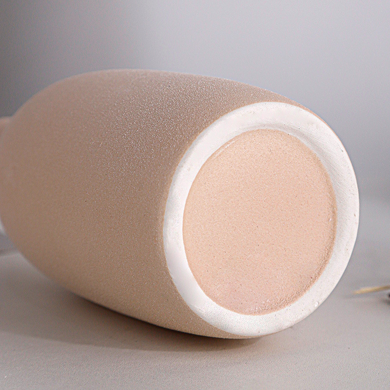 vasijas de cerámica esmeriladas en flor seca decoración nórdica creativa simple adornos domésticos plantas venta caliente transfronteriza