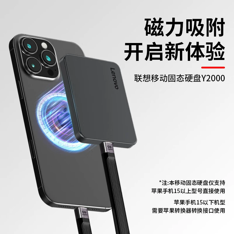 Lenovo USB-накопитель для мобильного телефона, ноутбука, видеокамеры, фото, хранилище