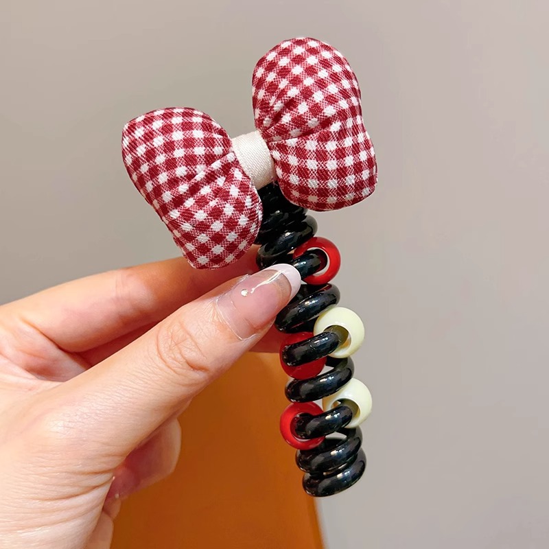 Trenza de burbuja simple japonesa, cuerda para la cabeza, mujer 2024, nueva línea telefónica de amor de alta gama, anillo para el cabello, cola de caballo, artefacto de cabello trenzado