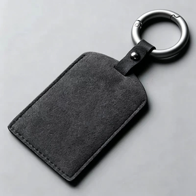 Qin Pro Song Plus Car — Car key bag - byd-carbon-black-round-buckle-style