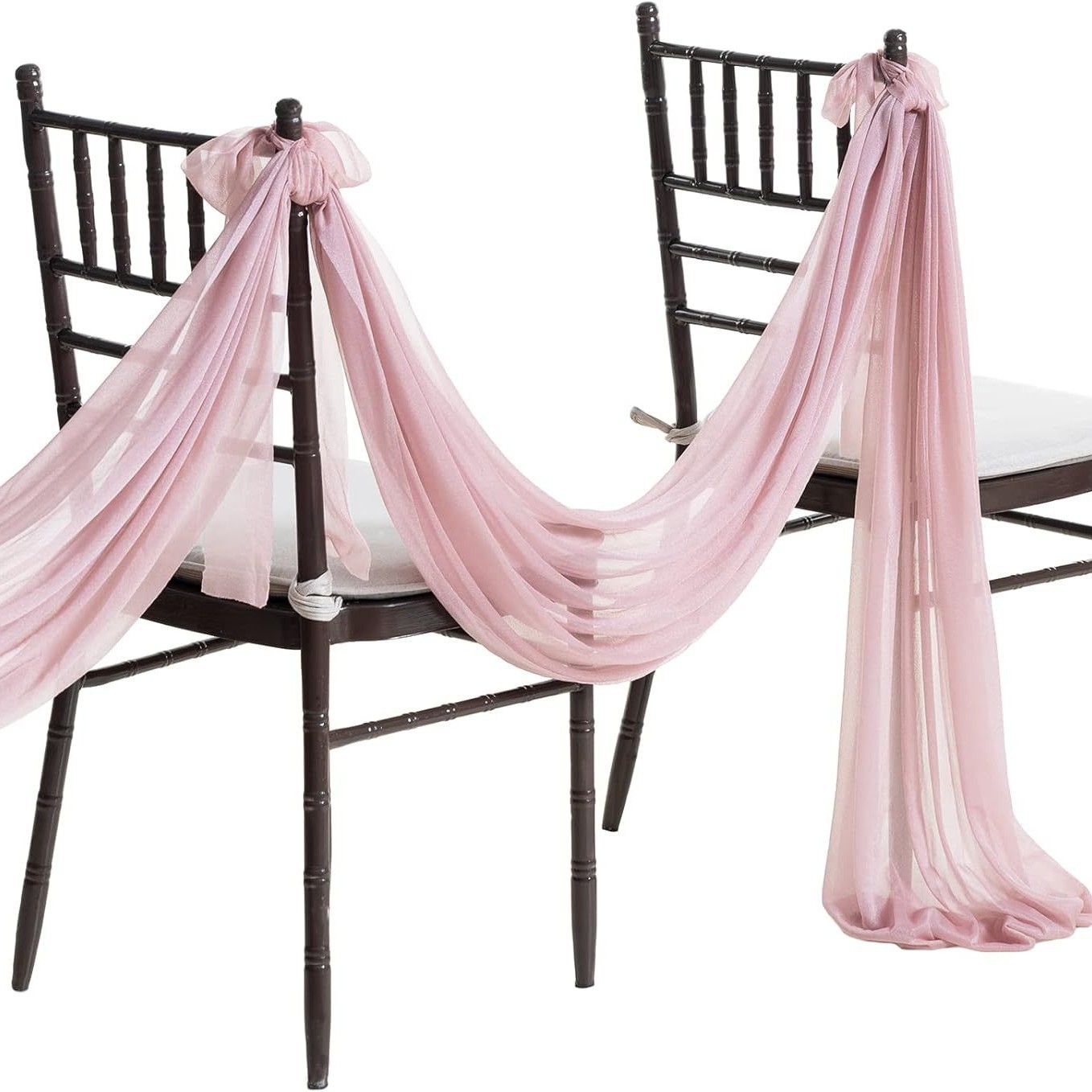 Back de la silla Flor Decoración de la silla Manga de la belleza Decoración de la boda del hotel Decoración de la silla Cubierta de la silla Boda Balikari