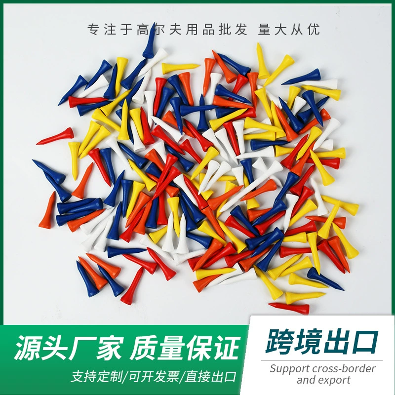 Завод по производству цветных гольф-тиев 35-42 мм с печатью, аксессуары для гольфа