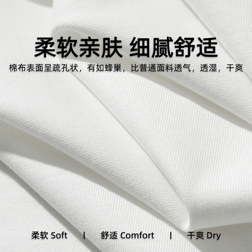 Japanese-style loose pure cotton short-sleeve T-shirt for men, 2025 summer solid color basic round neck t-shirt, couple's base layer shirt