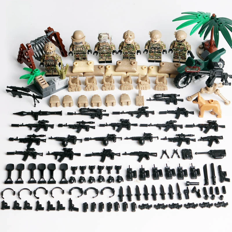 酷匠 Constructor, special forces, minifigures, toy, small parts