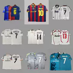UCL Champions Soccer Jerseys Home Away AC Real Madrid Dortmund Barcelona Football Shirts