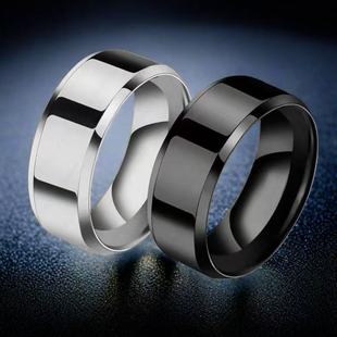 Stainless steel ring men's titanium steel ring ins style dumb face fashion Japanese and Korean boys European and American explosions dumb face generation hair