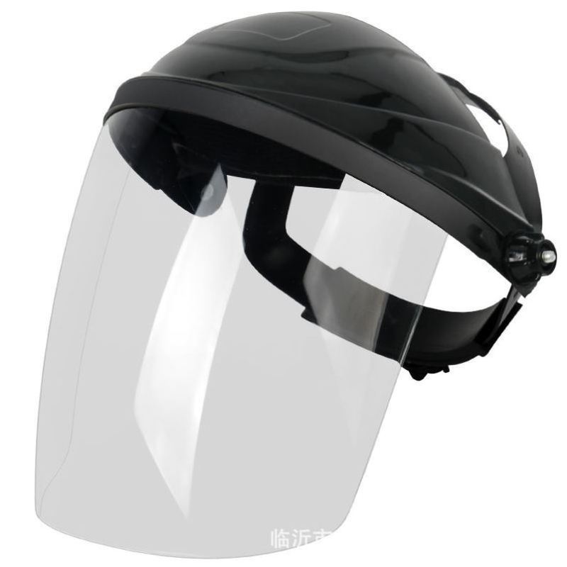 Cutting machine protective mask grinding protective gear full face safety helmet transparent head cover welding corner grinder goggles lightweight 5