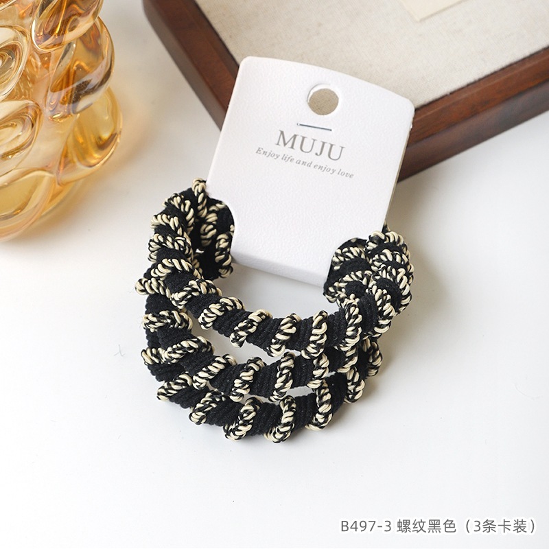 Ligas coreanas premium para cabello