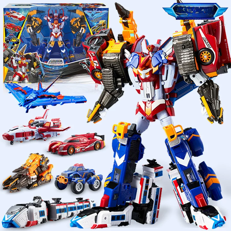 托宝 Warrior Galaxy Detective 6 Sonic Thunder Speed of Light Rapid Star Hexa Mecha Deformation Mecha Boy — игрушка-подарок (транслитерация названия сохранена)