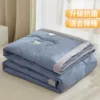 Light luxury blue [washed cotton summer quilt, skin-friendly and breathable]