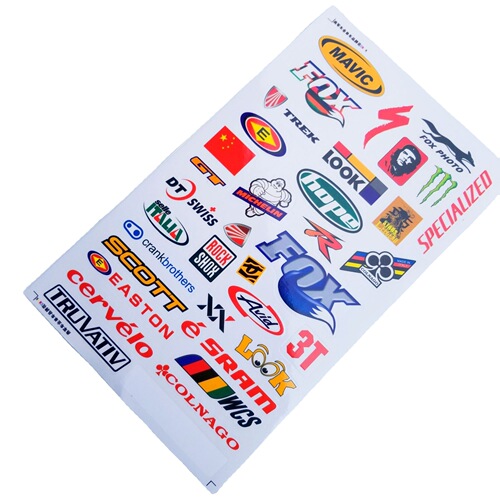 Mountain bike stickers, bicycle stickers, bicycle repair stickers, beautification car stickers