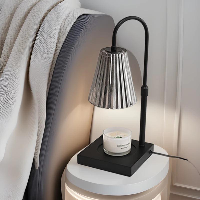Glass Aromatherapy Lamp, Dimmable Candle Warmer, Bedroom Aromatherapy Burner, Candle Warmer, Wax Warmer, Candle Warmer Lamp, American Style