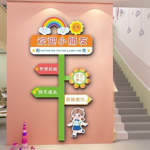 Astronaut Wall Stickers Astronaut Theme Decoration Kindergarten Primary and Secondary School Classroom Environmental Innovation Material Cultural Wall Stickers