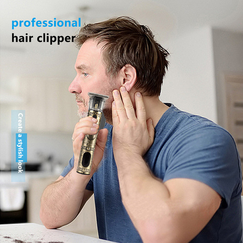 Cross-border T9 LCD digital display USB rechargeable electric hair clipper engraving electric clipper professional hair clipper wholesale