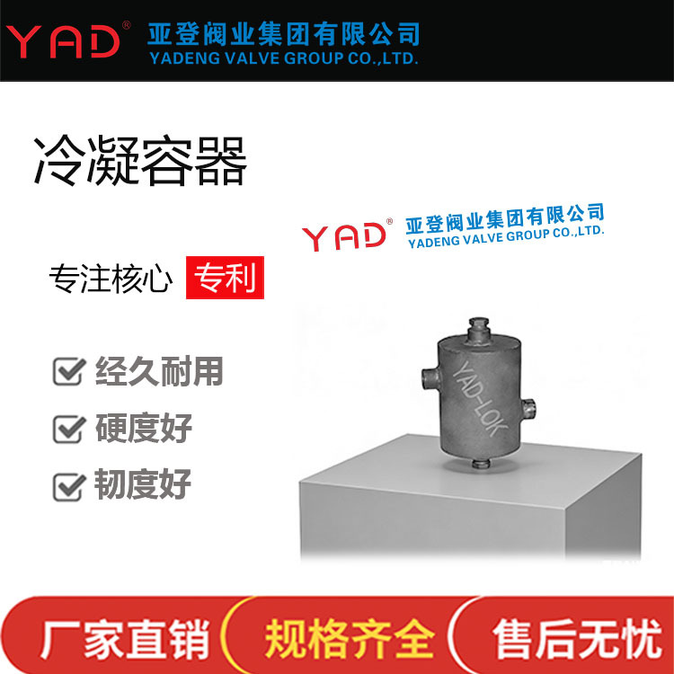 YADLOK 亚登 中高压冷凝容器 焊接 / 螺纹式（带堵头） 仪表保护