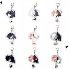 五条悟呪術回戦周辺キーホルダーアニメ釘崎伏黒恵虎杖悠仁かばんプレゼントストラップ