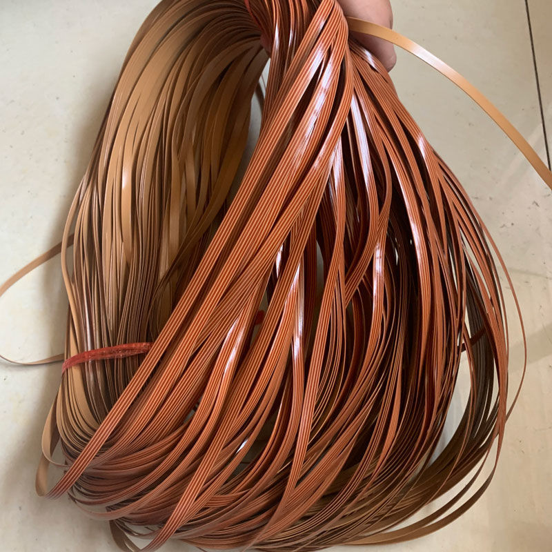 PE caña material de reparación de silla de caña plástico tejido a mano cuerda DIY canasta pequeña canasta taburete redonda plana