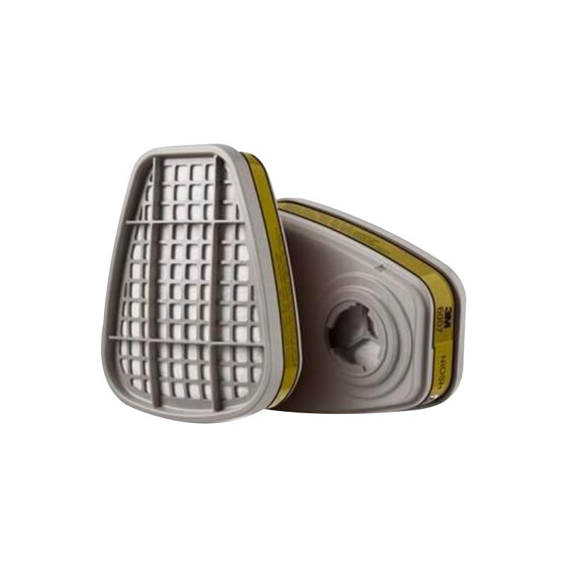 Caja de filtro 3M6007CN Caja de filtro 6009 Caja de filtro de vapor de mercurio alternativo y caja de filtro de cloro