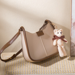 Crossbody Bag for Women, Large-Capacity Saddle Bag, Summer New Trendy Work and Commuting Shoulder Bag, High-End Handbag for Women