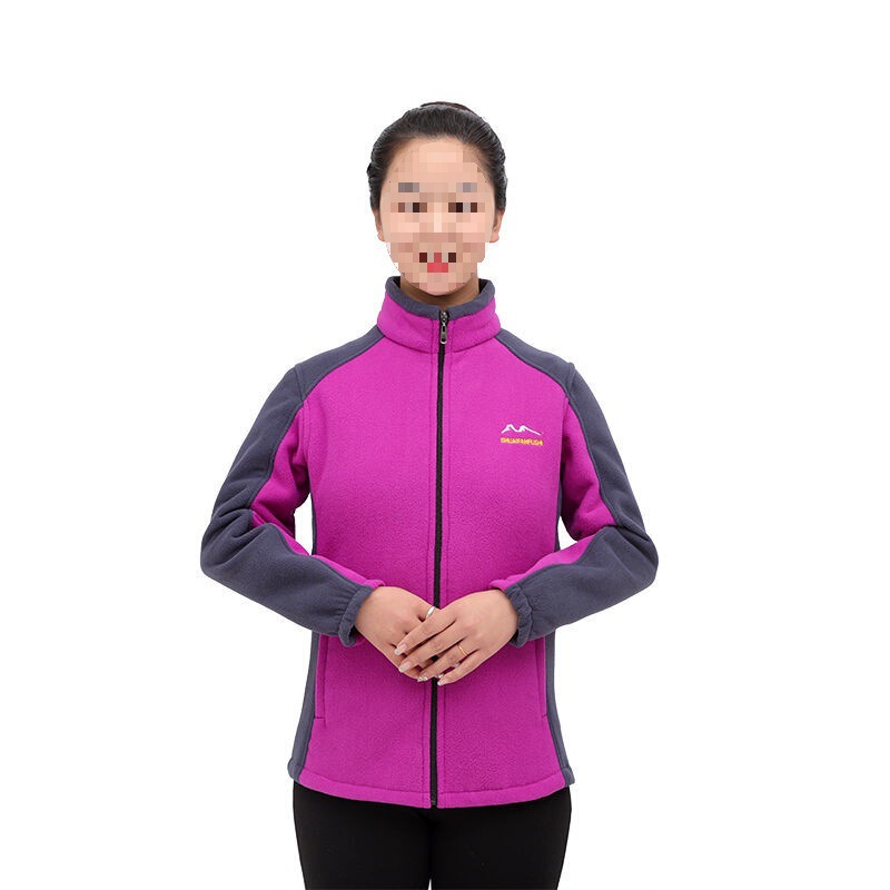 春秋新款妈妈装卫衣女上衣抓绒中老年休闲开衫摇粒绒修身拉链外套|undefined