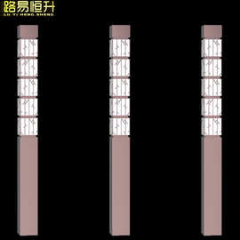 仿古太阳能景观路灯户外米景观灯led公园景区复古小区灯笼中式灯