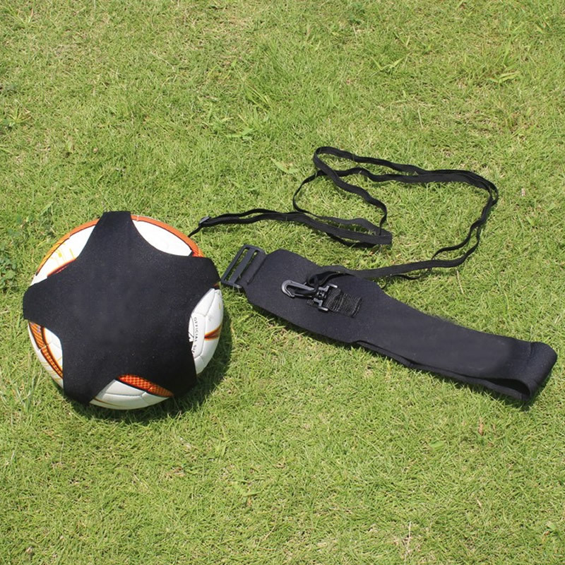 Balón entrenador de fútbol con bola de control de bola Bola de entrenamiento de rebote cinturón de práctica bolsa de cuerda equipo de entrenamiento de fútbol