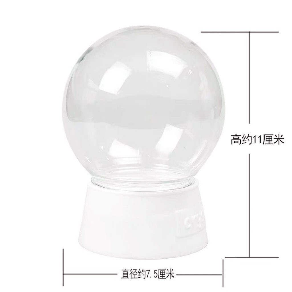 Luz Nocturna Bola de Cristal DIY de Plástico para Manualidades DIY de Niños image 7