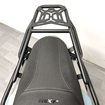 for titanium pole unbounded 150: Motorcycle bumper - black-carbon-steel-rear-tail-frame
