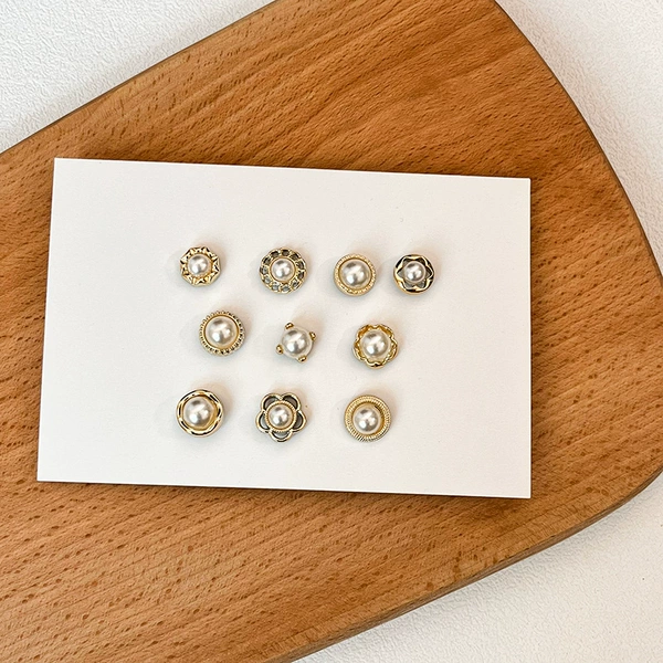Set pearl, 10 pieces