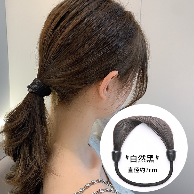 假发发圈扎头绳2025新款高端橡皮筋女扎头发马尾发绳成人饰品头饰|undefined