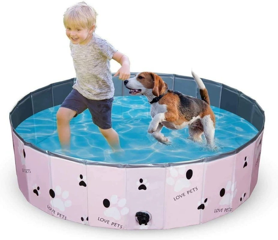 Изготовленный на заказ надувной складной бассейн из ПВХ, детский надувной бассейн, бассейн с водой для домашних собак