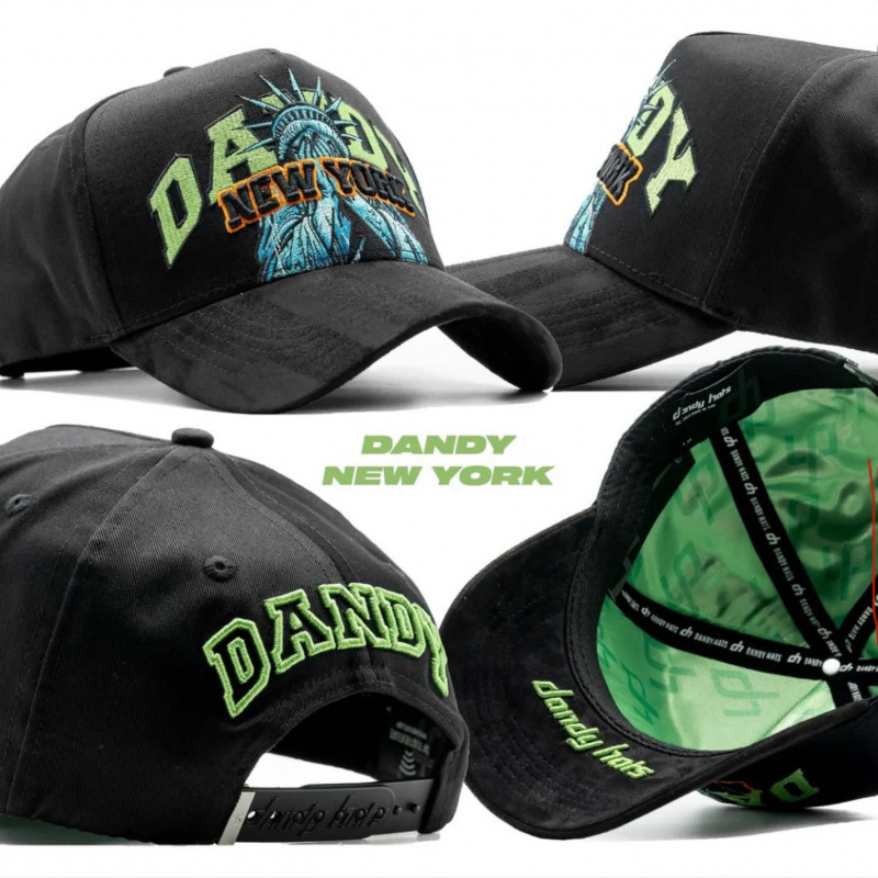 Tendencia transfronteriza hip hop Dandy Dandy sombrero con letras de diamante sombrero de pato doblado a lo largo del sombrero de béisbol image 32
