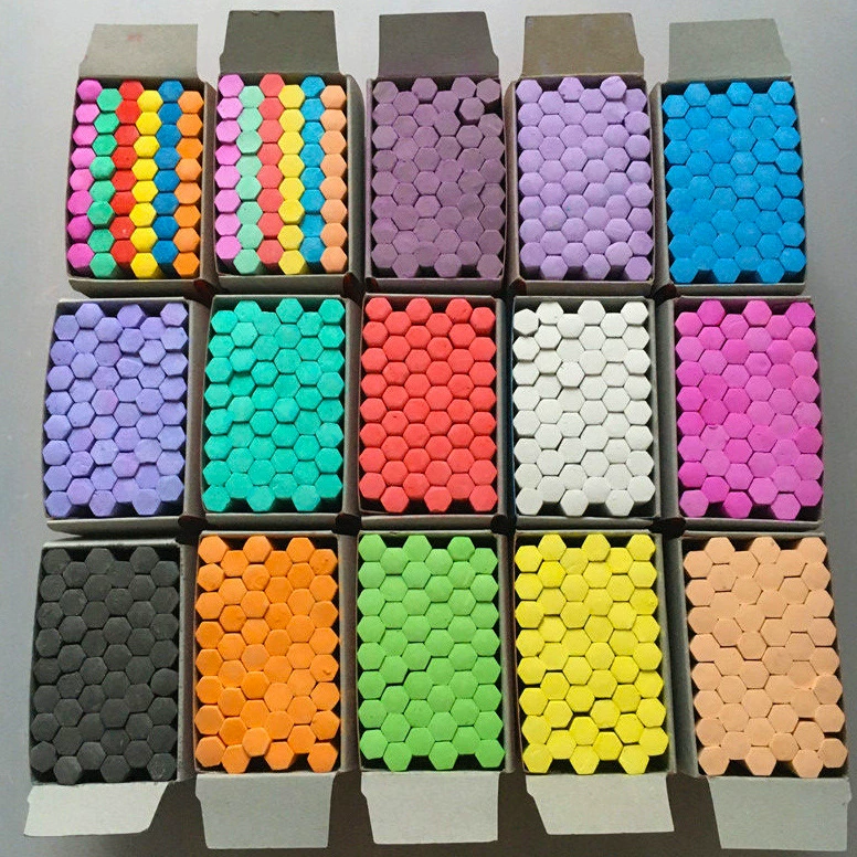 Многоцветный обучающий цвет меловая Пыль красный синий желтый фиолетовый зеленый черный желтый оптом