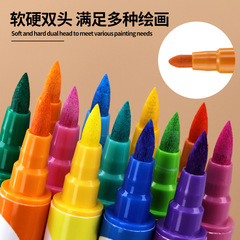 skyglory跨境丙烯馬克筆套裝學生美術畫畫雙頭丙烯筆兒童繪畫彩筆