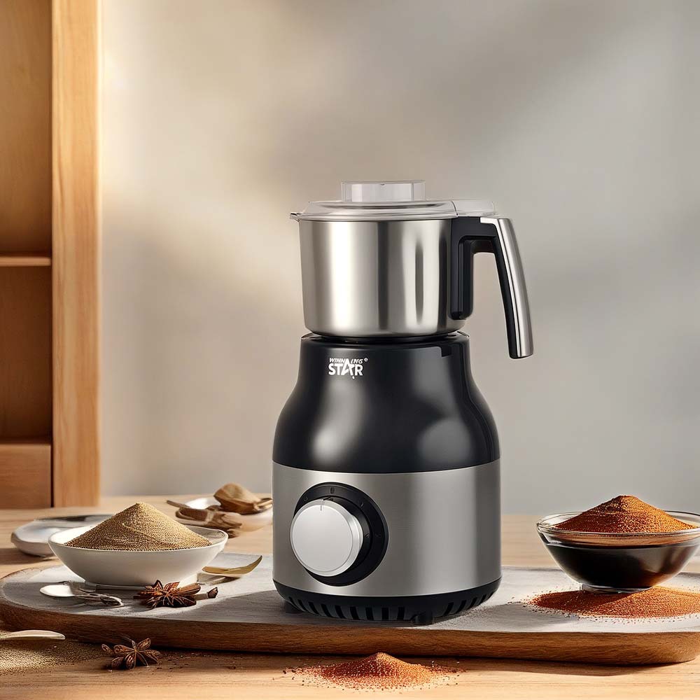 Winningstar cross-border 1.8L de cuatro cuchillos de acero inoxidable exprimidor de jugo de café multifuncional dos en uno exprimidor