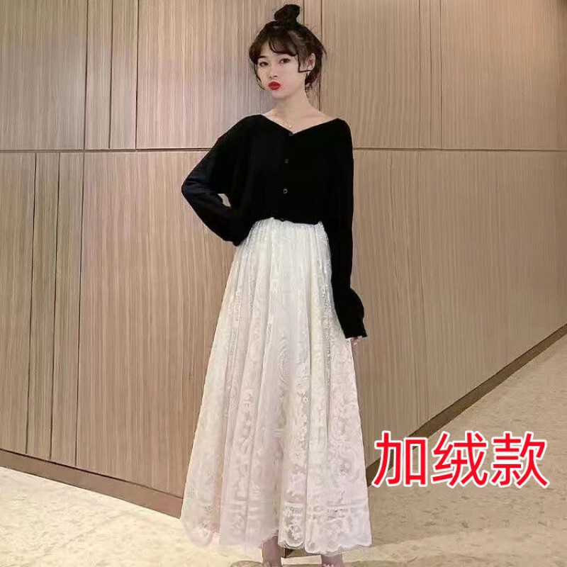 厂家直销旗袍内搭衬裙新款汉服打底内搭洋气花边蕾丝衬裙纯|undefined