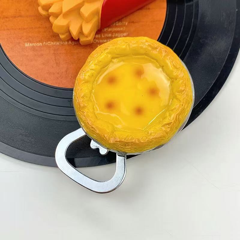 クリエイティブな新しいかわいい家庭用栓抜きチーズコーンハンバーガーポテトチーズの形樹脂冷蔵庫のドライバー|undefined