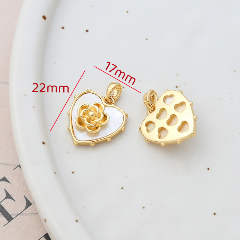 7g Weight Pendant, Earring Findings Jewelry Making Type 18K Gold Plated Plating Material Shell Inlay Material Charms, Bracelets, Necklace, Jewelry Accessories Classification 1 Piece Quantity 14k gold filled, Copper Material Geometric, Bag, Bear, Rose Pattern Plating, Inlay Design Retro Style 1 Piece 14k Gold Filled Copper Shell Geometric Bag Bear Pendant Earring Findings Charms Bracelets Necklace 20