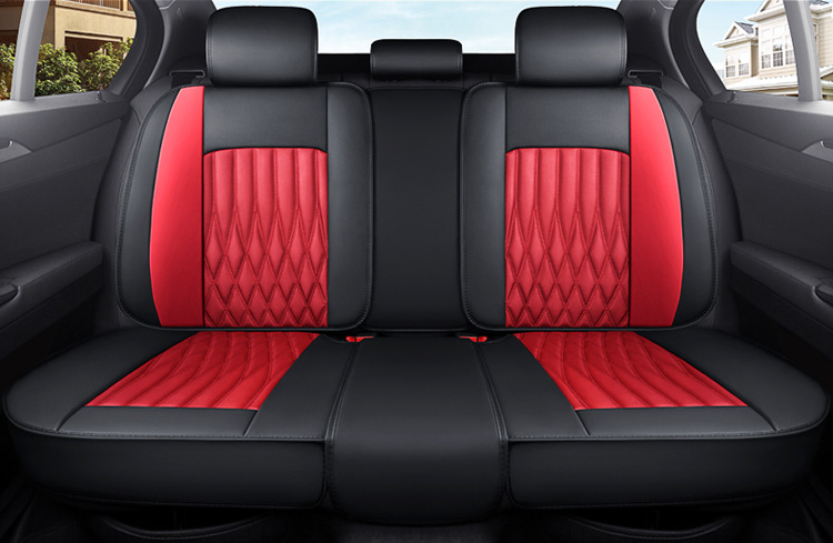 2024 New Model Full-Surround Unicorn Full-Leather Car Seat Cushion, All-Season Universal Seat Cover, Seat Pad, Amazon Cross-Border