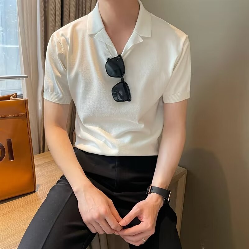 Summer silk polo