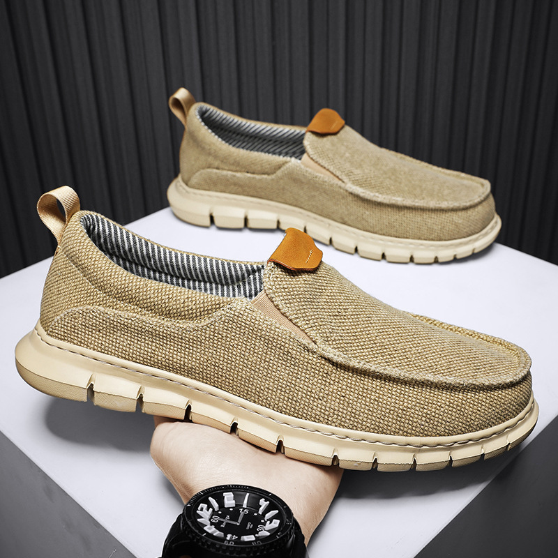 Fujian Quanzhou Cross-Border Dropshipping Large Size Men's Shoes Autumn New Canvas Shoes Fashion Trend Low-Top Casual Shoes Wholesale