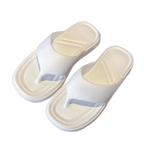 EVA flip-flops women's new summer style home indoor and outdoor wear non-slip simple candy-colored soft-soled beach shoes
