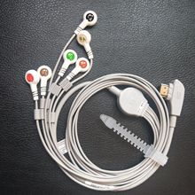 ECG holter cable for Mortara X12 holter cable动态心电导联线