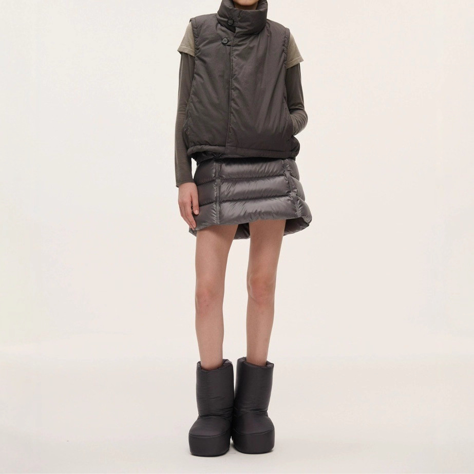 LOW25秋冬新款绵布简约百搭纯色短款保暖宽松羽绒服