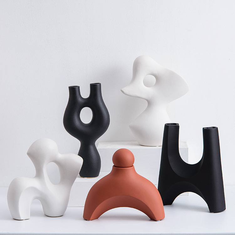 Coarse Pottery Geometric Ceramic Decoration Simple Home Living Room Sales Office Decoration Creative Design Art Decorations Coarse Pottery Geometric Ceramic Decoration Simple Home Living Room Sales Office Decoration Creative Design Art Decorations