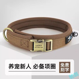 H2W狗脖圈狗狗项圈宠物中大型犬金毛柴犬拉布拉多大型犬颈圈狗圈-阿里巴巴